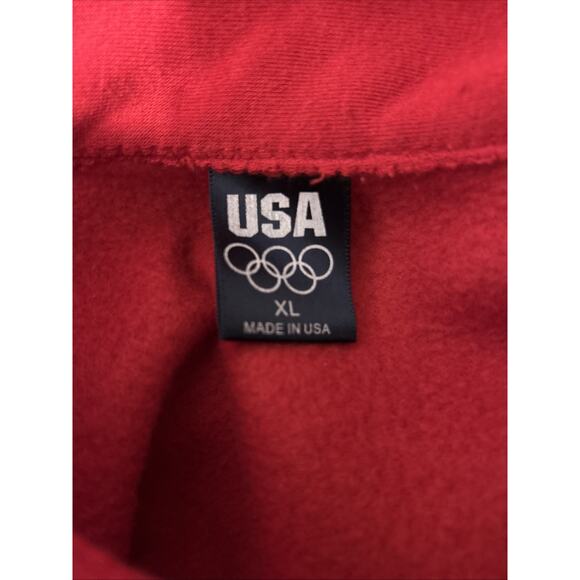 Team USA 2015 Red Light Weight Fleece Full Zip XL Training Jacket Olympics Flag‎ - Picture 4 of 4